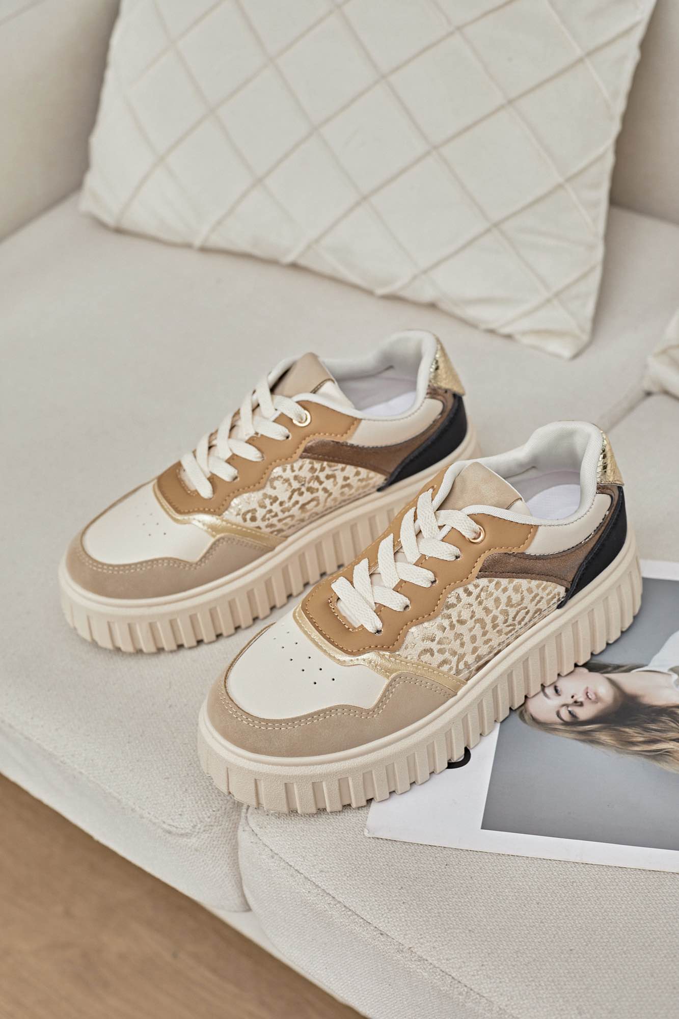 Sneakers - 98-68 Beige