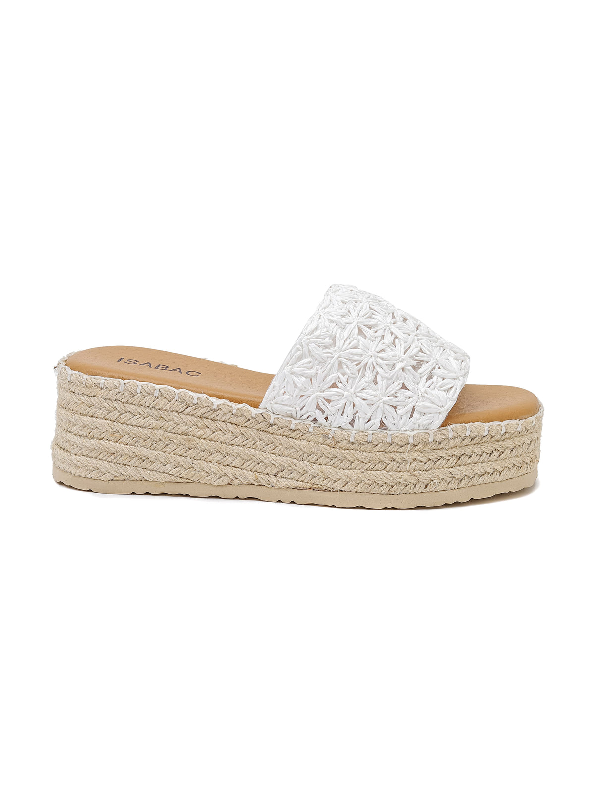 Ciabatte con Zeppa - 3541 Bianco