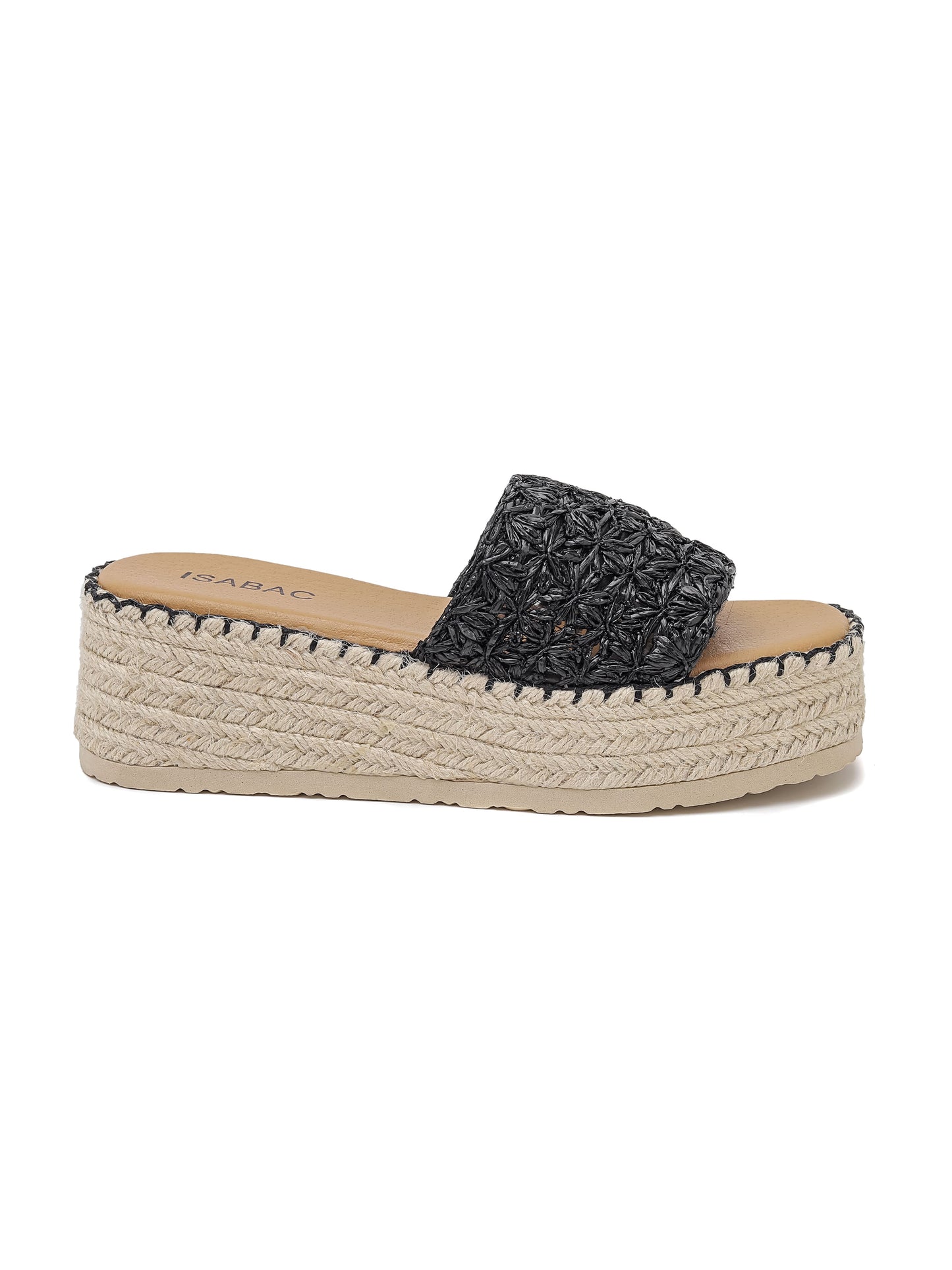 Ciabatte con Zeppa - 3541 Nero