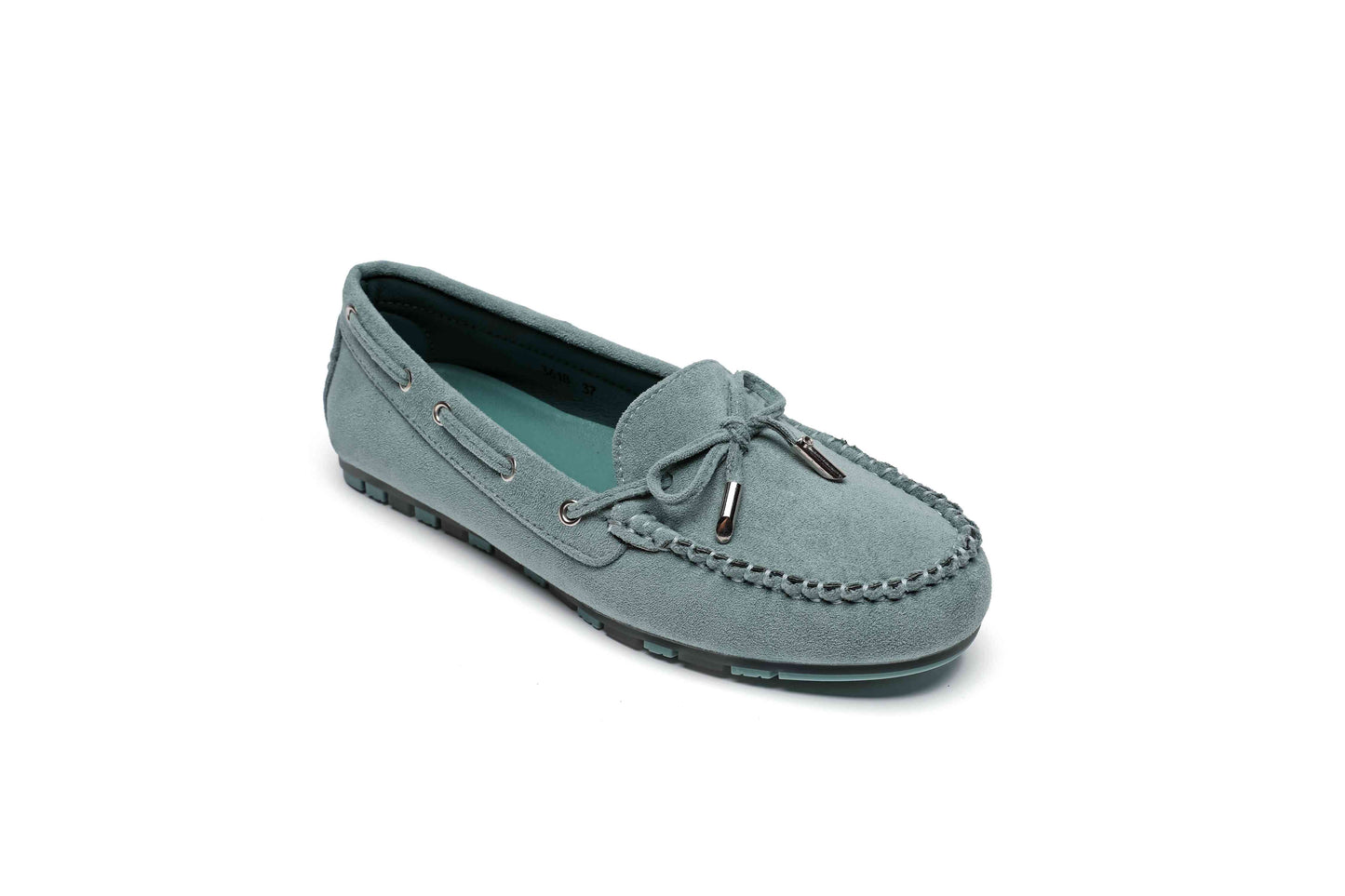 Moccasins - 3618 Aqua Green