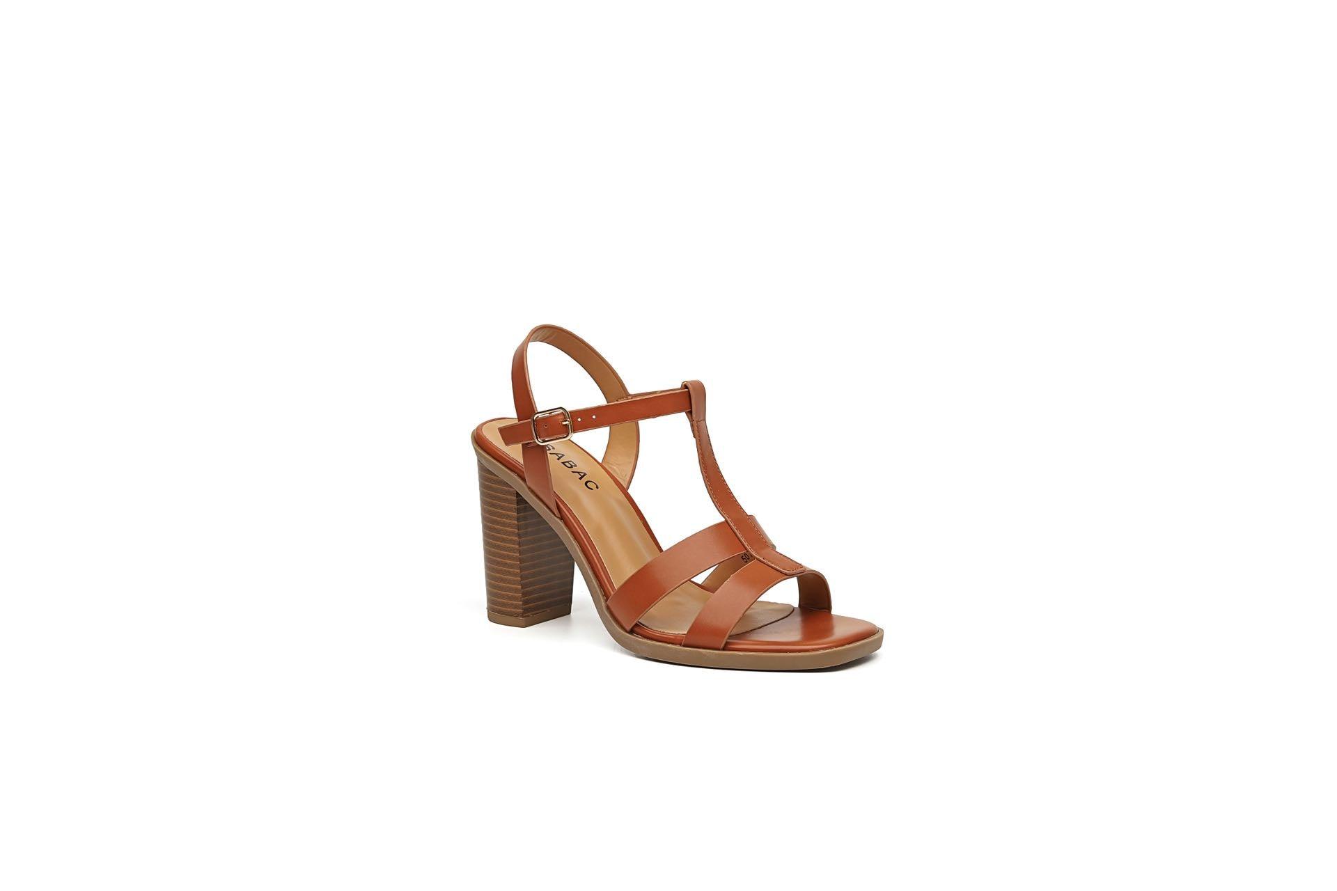 Sandali con Tacco -5073 Camel - ISABAC