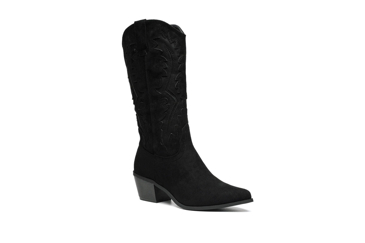 Stivaletto texano ISABAC con tacco medio, dettagli stile cowboy ricamati.


Dettagli prodotto
• Made in China
• Materiali: Vegano (Materiali sintetici)