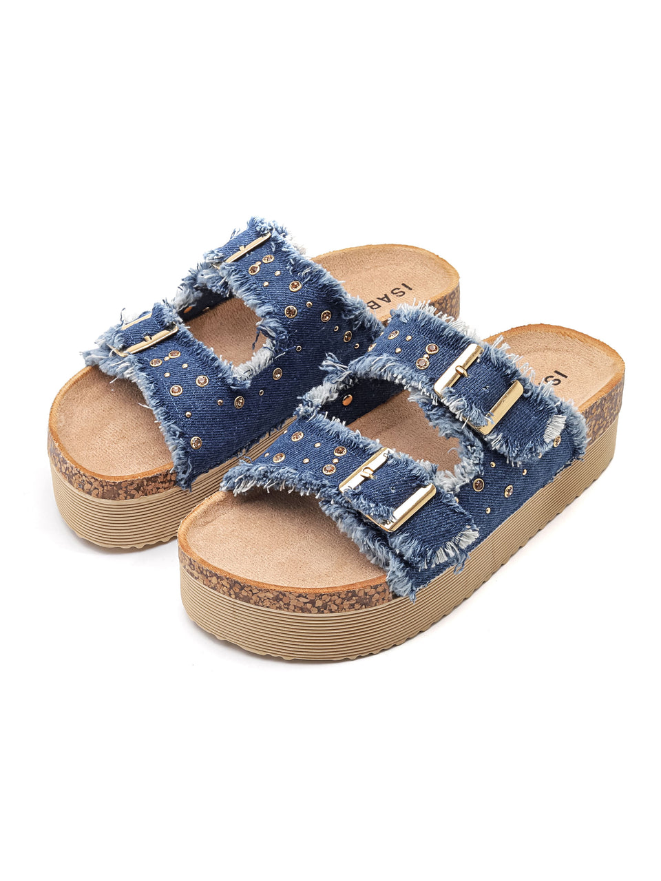 Wedge Slippers - 7086 Jeans