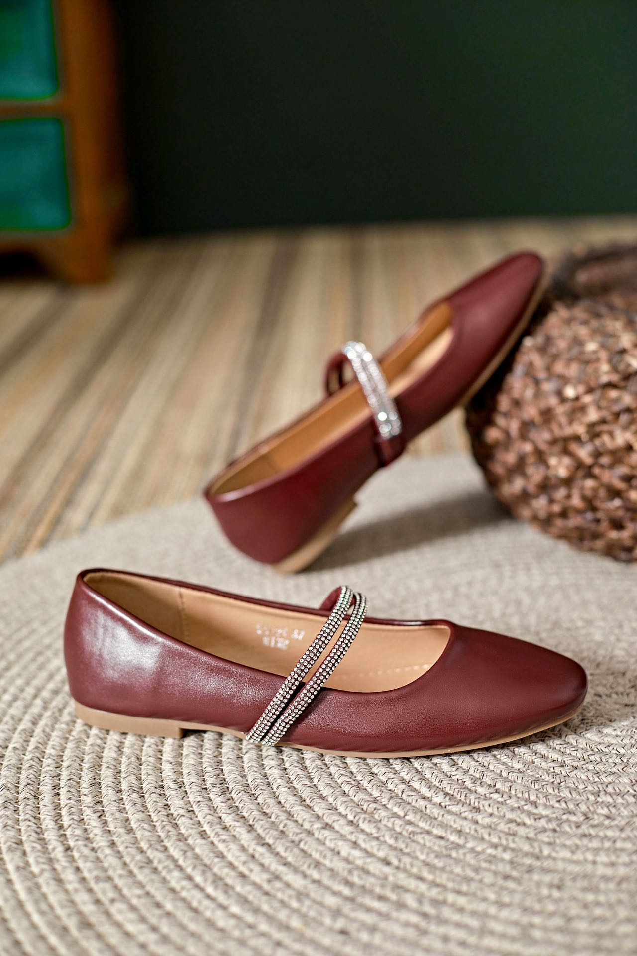 Ballerinas - GG-94 Dark Red